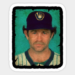 Mike Caldwell in Milwaukee Brewers Sticker